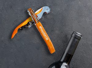 top view charming yellow grapes wine bottle and glass wine opene top view charming yellow grapes wine bottle and glass wine opener on dark ground free space
